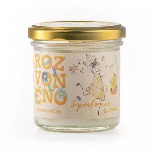Rozvoněno Scented candle - Symphony of feelings (130 ml) - with lavender and ylang-ylang