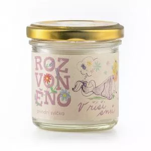 Rozvoněno Scented candle - In the realm of dreams (130 ml) - with soothing lavender