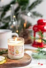 Rozvoněno Scented candle - Christmas miracle (130 ml) - with gingerbread spices