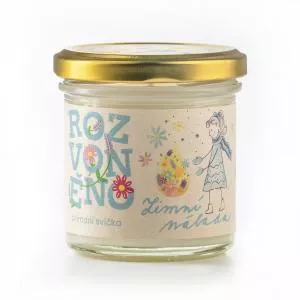 Rozvoněno Scented candle - Winter mood (130 ml) - with orange, cloves and cinnamon