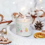 Rozvoněno Scented candle - Winter mood (130 ml) - with orange, cloves and cinnamon