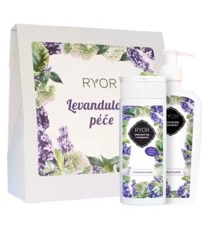 RYOR Lavender Gift Set Shower Gel 200 ml + Body Lotion