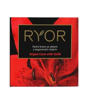 RYOR Argan Care with Gold Night Cream with Gold and Argan Oil