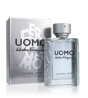 Salvatore Ferragamo Uomo Casual Life Eau de Toilette for Men 100 ml