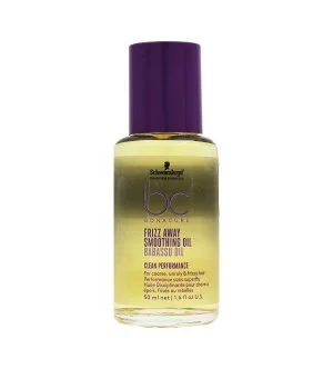 Schwarzkopf BC Frizz Away Smoothing Oil Hair Oil for Unruly and Frizzy Hair