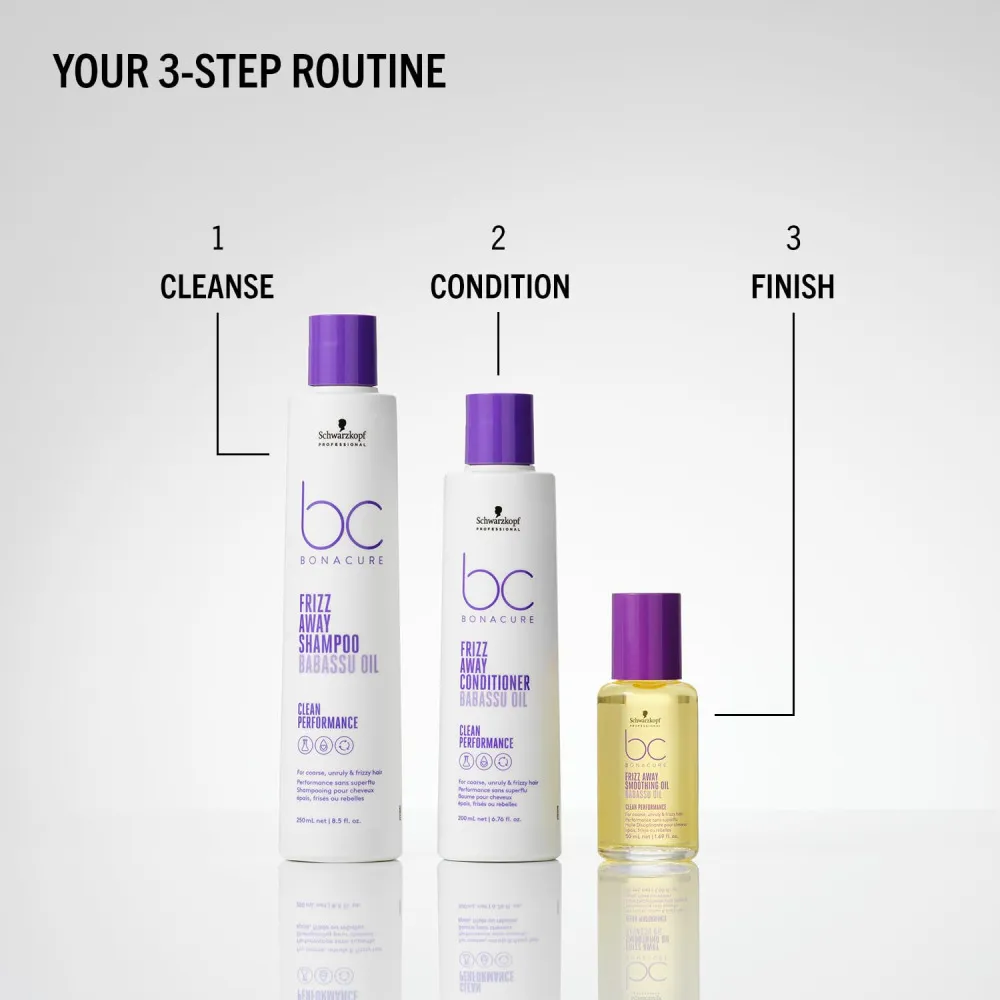 Professional BC Frizz Away Conditioner for Unruly and Frizzy Hair 200 ml