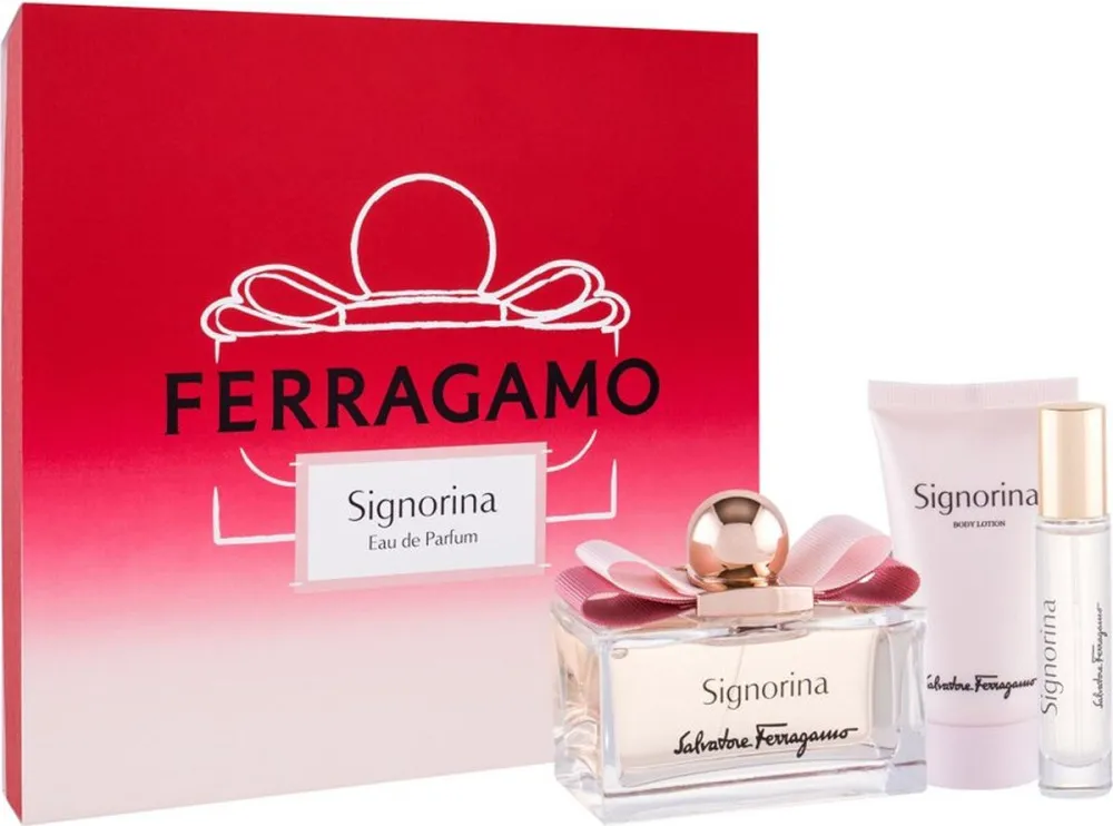Signorina Eau de Parfum for Women 100 ml + EDP Mini 10 ml + Body Lotion 50 ml