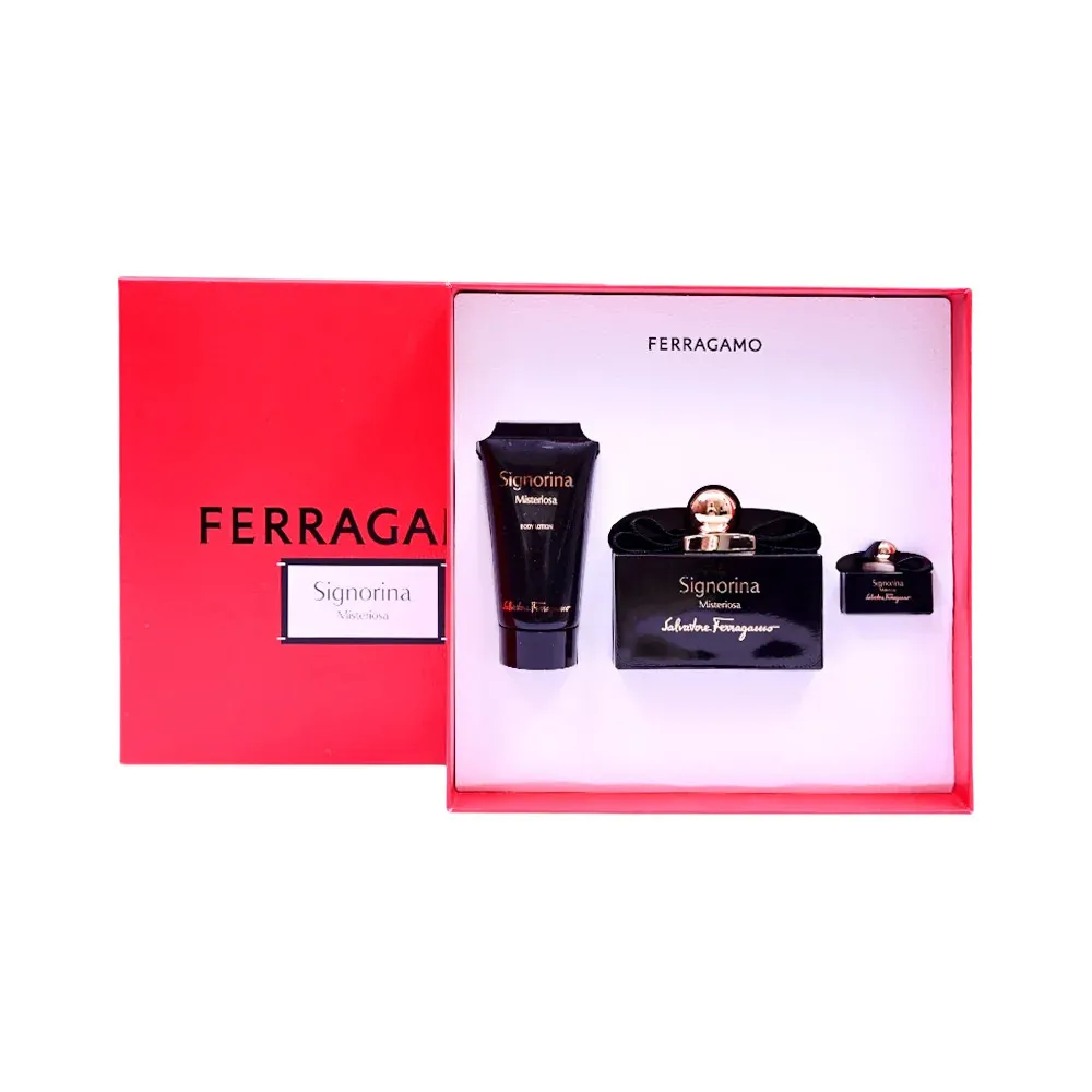 Signorina Misteriosa Eau de Parfum for Women 100 ml + EDP Mini 5 ml + Body Lotion 50 ml