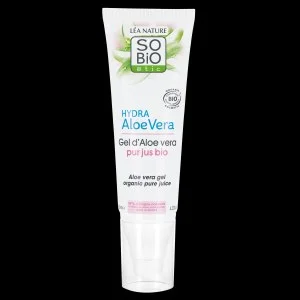 SO’BiO étic Aloe Vera Gel - Hypoallergenic Organic (125 ml) - Intensive Hydration and Skin Soothing
