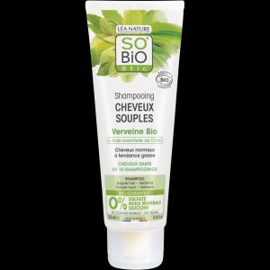 Gentle Organic Verbena & Lemon Shampoo (250 ml) - Ideal for Oily Hair