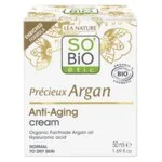 SO’BiO étic Anti-age Précieux Argan BIO Day Cream (50 ml) - hydrates, firms and brightens the skin