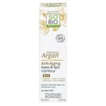 SO’BiO étic Anti-Age Precieux Argan BIO Eye and Lip Contour Cream (15 ml) - ideal for mature skin