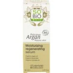 SO’BiO étic Anti-Age Precious Argan Hydrating and Regenerating GOLD BIO Serum (30 ml) - with Hyaluronic Acid