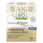 SO’BiO étic Anti-age Precieux GOLD BIO Nourishing and Firming Night Cream (50 ml) - ideal for mature skin