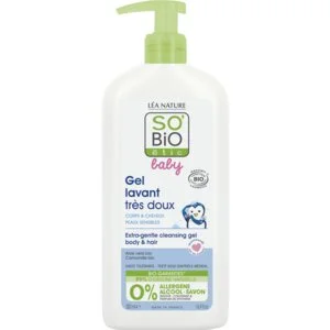 SO’BiO étic BABY Extra Gentle Body & Hair Wash for Children BIO (500 ml) - Tear-Free