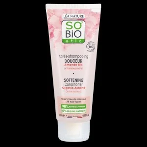 SO’BiO étic Hair Conditioner with Almond Milk and Rice Protein - Organic (200 ml) - For All Hair Types