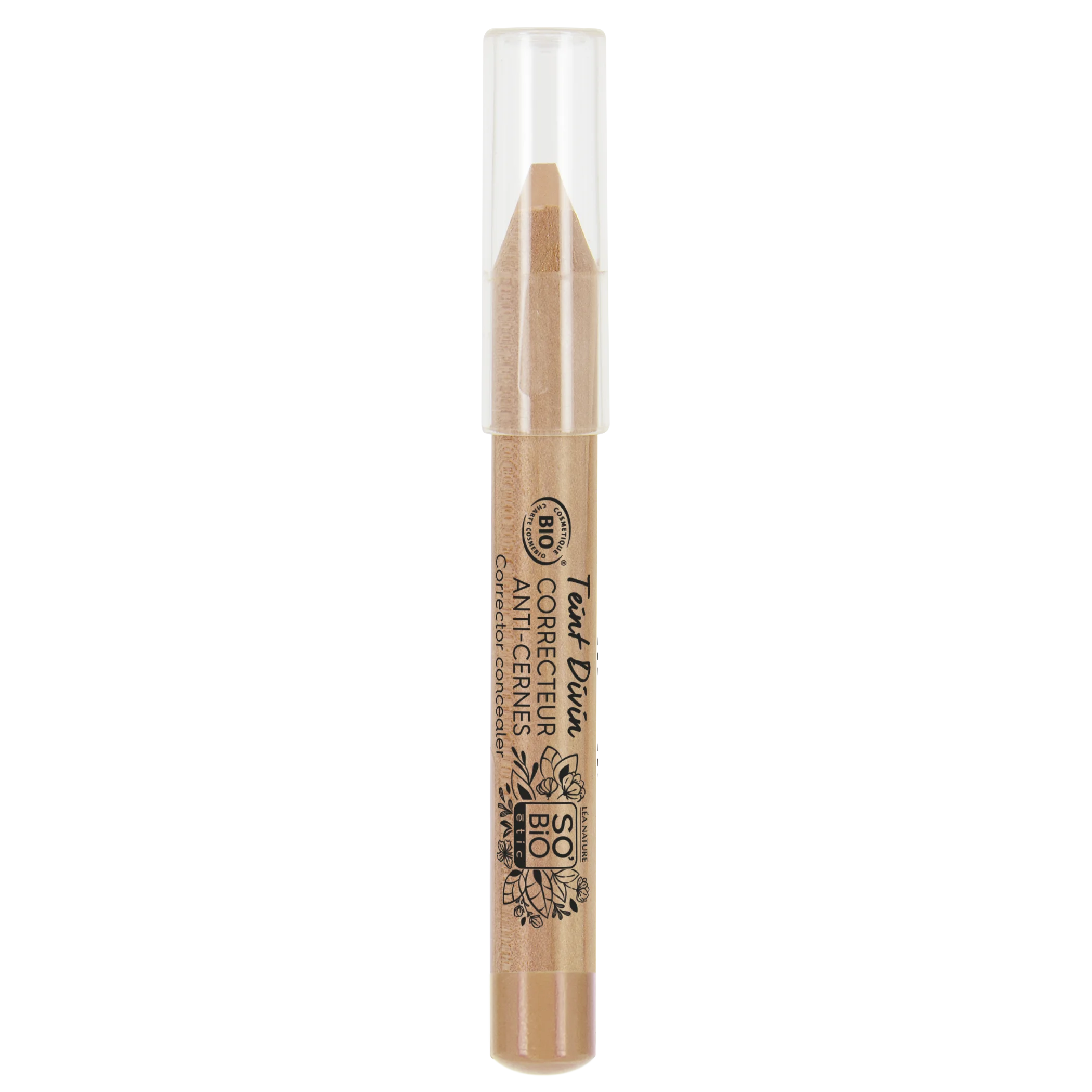 SO’BiO étic Organic Concealer (4 g) 25 BEIGE DORÉ — Golden Beige - conceals skin imperfections