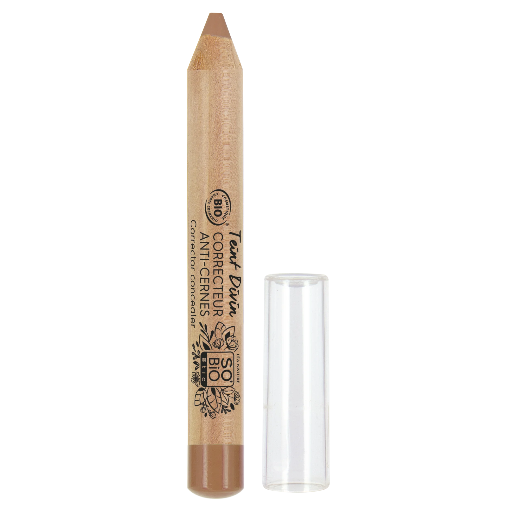 SO’BiO étic Organic Concealer (4 g) 25 BEIGE DORÉ — Golden Beige - conceals skin imperfections