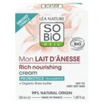 SO’BiO étic Richly Nourishing Cream with Organic Donkey Milk (50 ml) - for Very Dry Skin