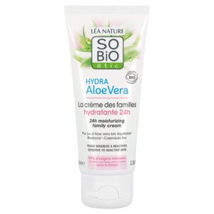 BIO Hypoallergenic Moisturizing Cream with Aloe Vera for the Whole Family (100 ml) – hydrates, soothes and regenerates