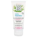 SO’BiO étic BIO Hypoallergenic Moisturizing Cream with Aloe Vera for the Whole Family (100 ml) – hydrates, soothes and regenerates