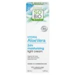 SO’BiO étic Lightly Hydrating Day Cream with Organic Aloe Vera (50 ml) - with Hyaluronic Acid