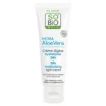 SO’BiO étic Lightly Hydrating Day Cream with Organic Aloe Vera (50 ml) - with Hyaluronic Acid