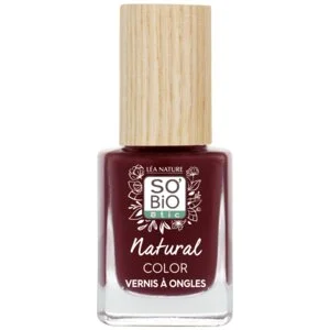 SO’BiO étic Nail Polish - 15 Seductive Red (11 ml) - with radiant, intense colour