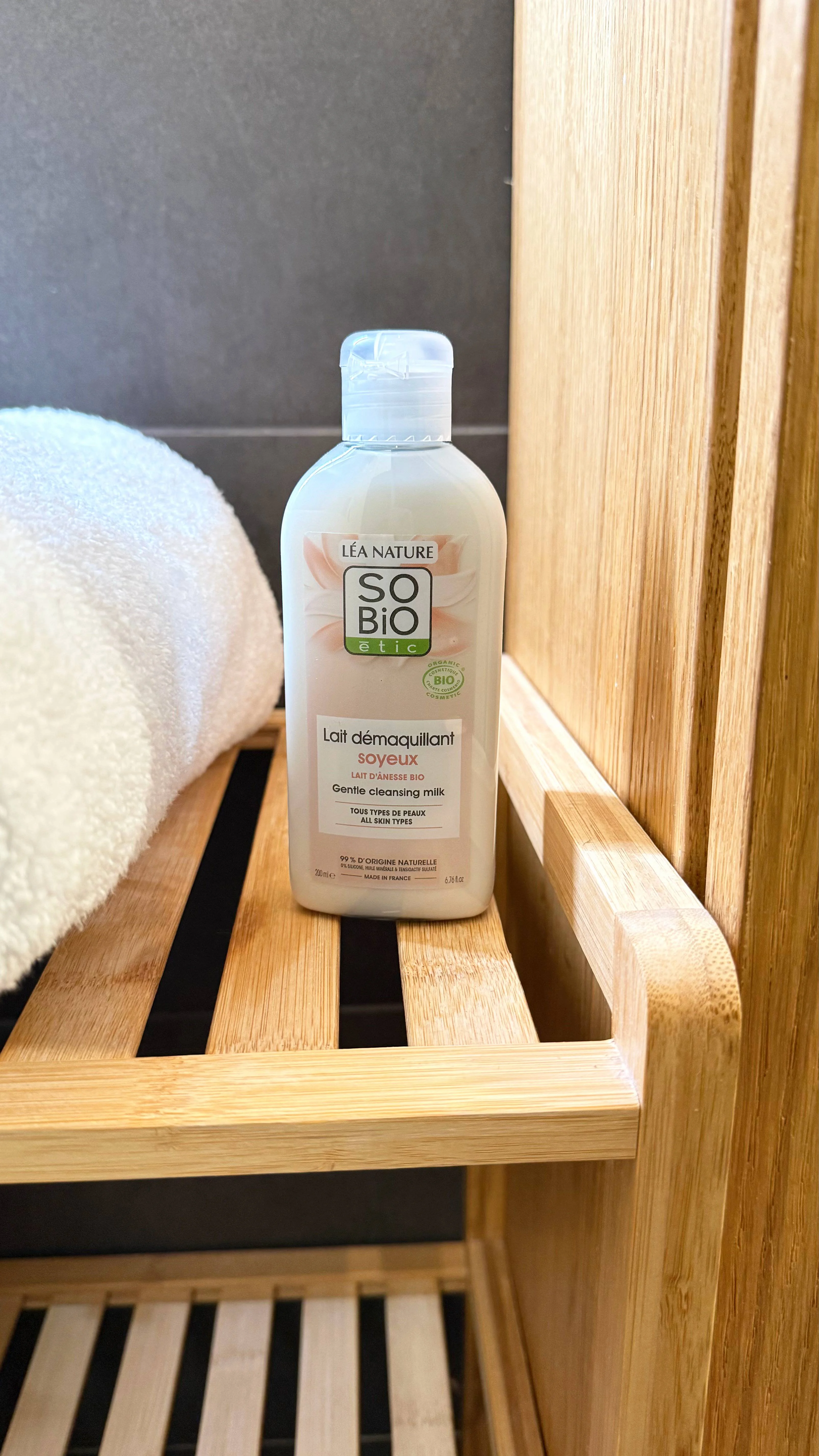 SO’BiO étic Organic Donkey Milk Cleansing Milk (200 ml) – gently removes make-up and impurities