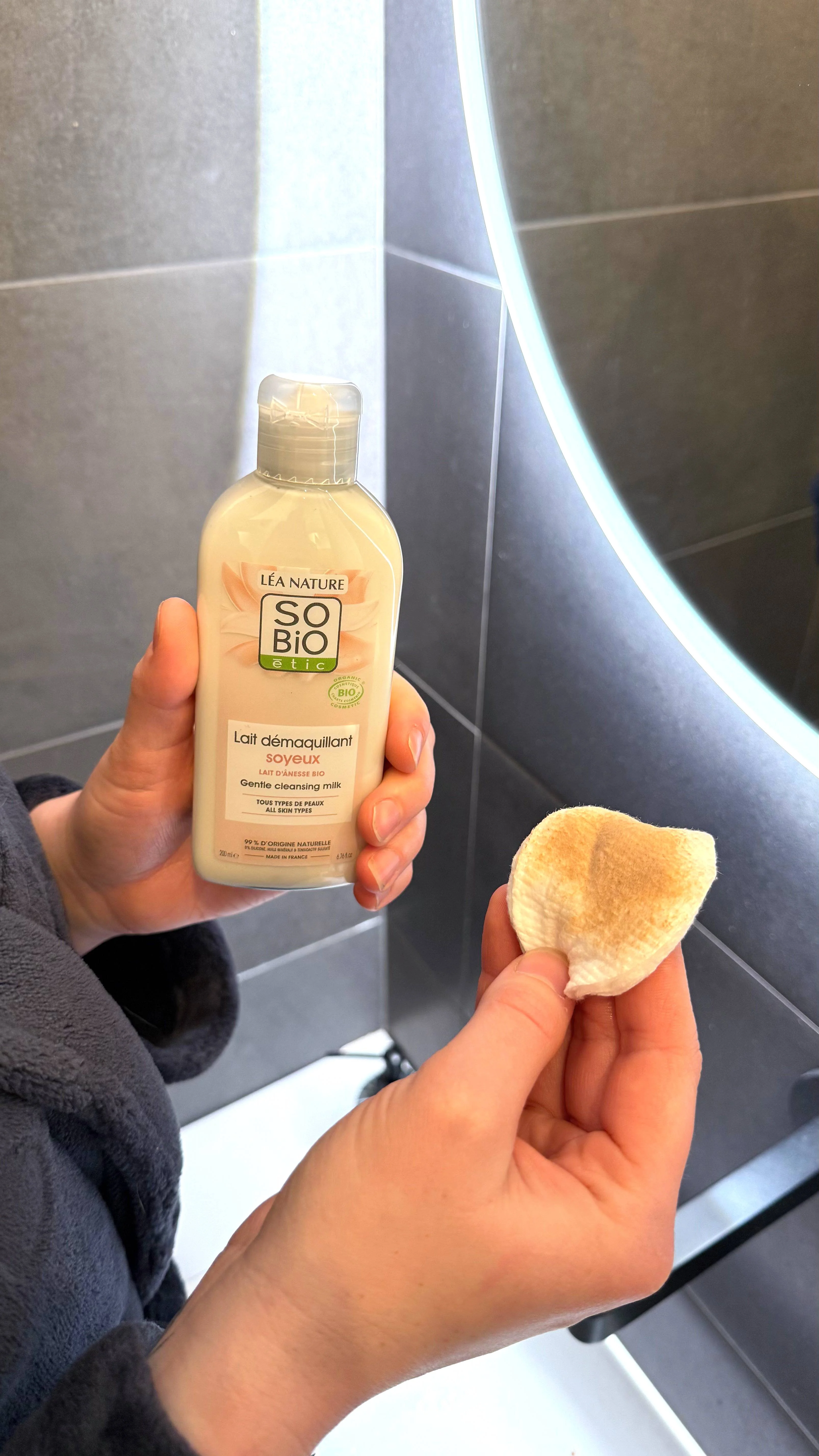 SO’BiO étic Organic Donkey Milk Cleansing Milk (200 ml) – gently removes make-up and impurities