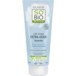 SO’BiO étic Extra Moisturizing Body Lotion with Organic Aloe Vera and Hyaluron (200 ml) - with Hyaluronic Acid