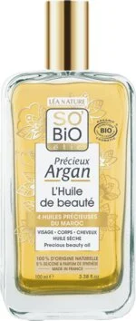 SO’BiO étic Précieux Argan Nourishing Oil for Body, Face and Hair BIO (100 ml) - Elixir of Youth and Beauty