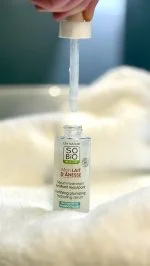 SO’BiO étic Strengthening Moisturizing Serum with Organic Donkey Milk (30 ml) - with Hyaluronic Acid