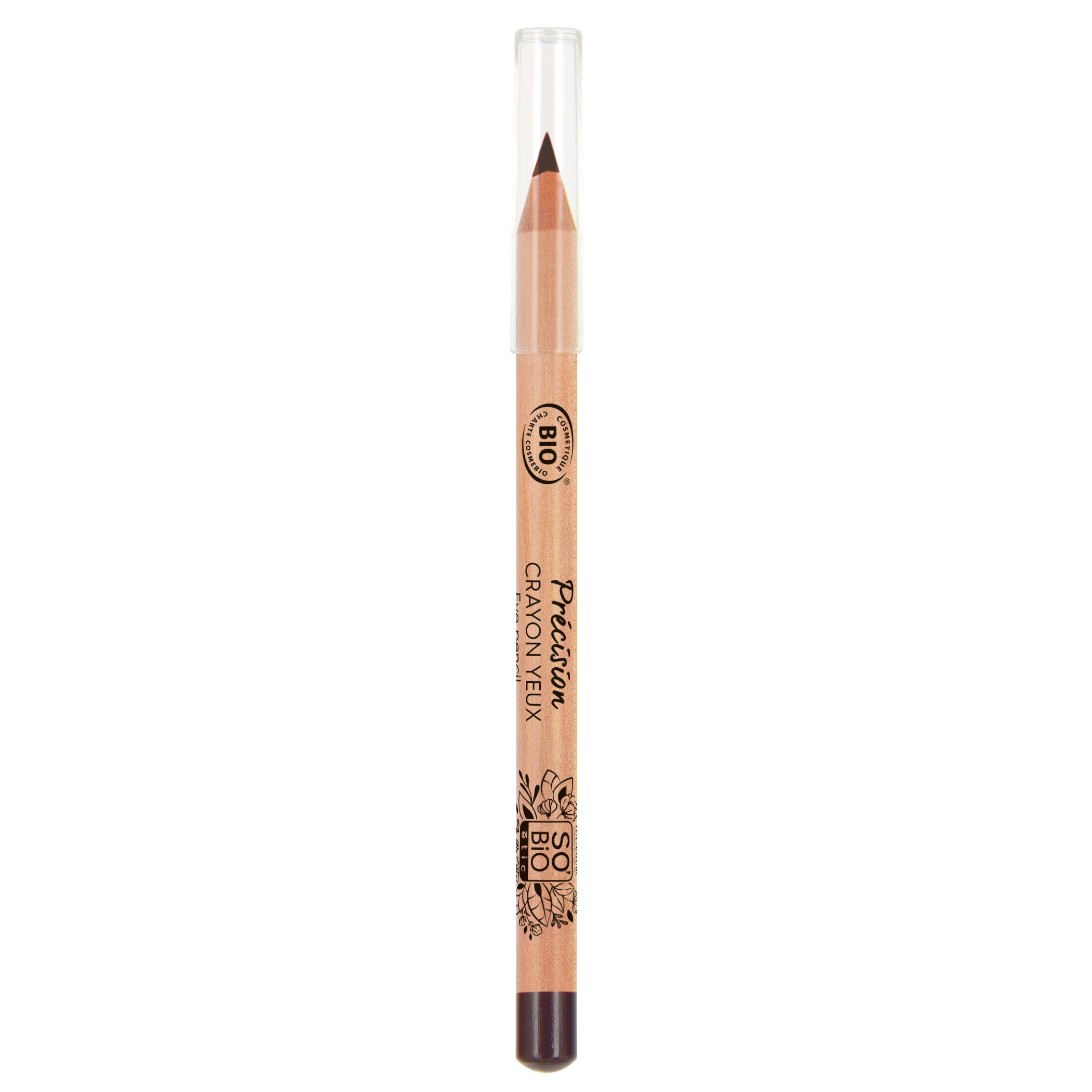 SO’BiO étic Natural Eye Pencil PRÉCISION BIO (3 g) 02 Brown Organic - enhances your eyes