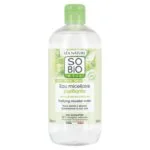 SO’BiO étic Aloe Vera Cleansing Micellar Water – Zinc and Citrus Organic (500 ml) – Ideal for Combination to Oily Skin