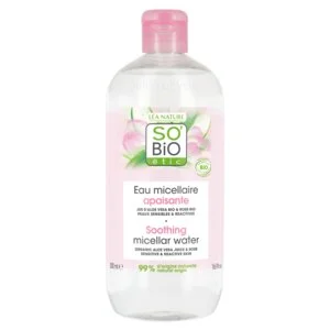 SO’BiO étic Soothing Aloe Vera Micellar Water BIO (500 ml) - enriched with chamomile water