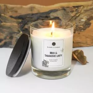 Kimmy Candles Soy candle Honey & Tobacco leaves
