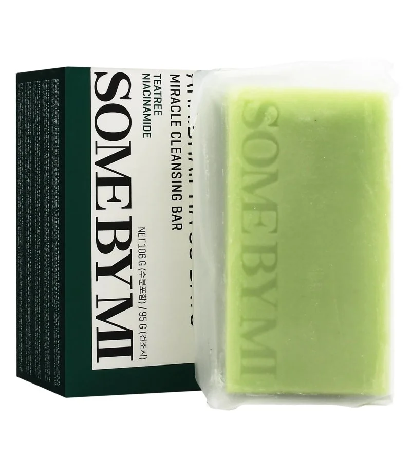 AHA BHA PHA 30 Days Miracle Cleansing Bar solid soap for acne-prone skin with AHA, BHA, and PHA acids 106 g