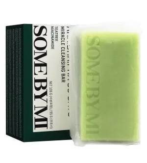 Some AHA BHA PHA 30 Days Miracle Cleansing Bar solid soap for acne-prone skin with AHA, BHA, and PHA acids 106 g