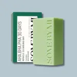 AHA BHA PHA 30 Days Miracle Cleansing Bar solid soap for acne-prone skin with AHA, BHA, and PHA acids 106 g