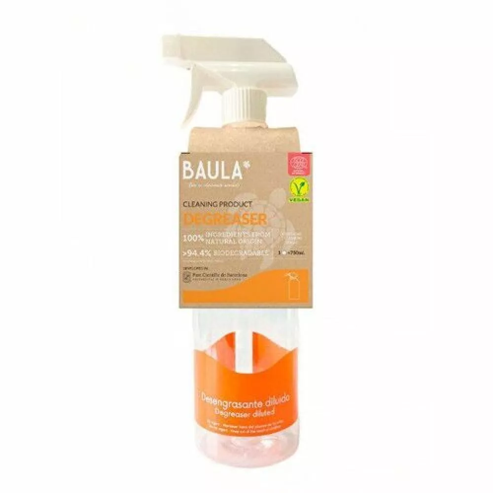 Baula Starter Kit Degreaser. Tablet bottle for 750 ml of detergent