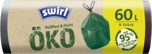 Eco Retractable bags (8 pcs) - 60 l - 95% recycled materials