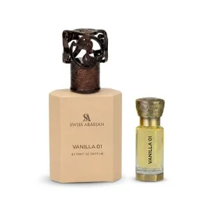 Swiss Arabian Vanilla 01 50 ml + Perfume Oil, Perfume Extract for Women