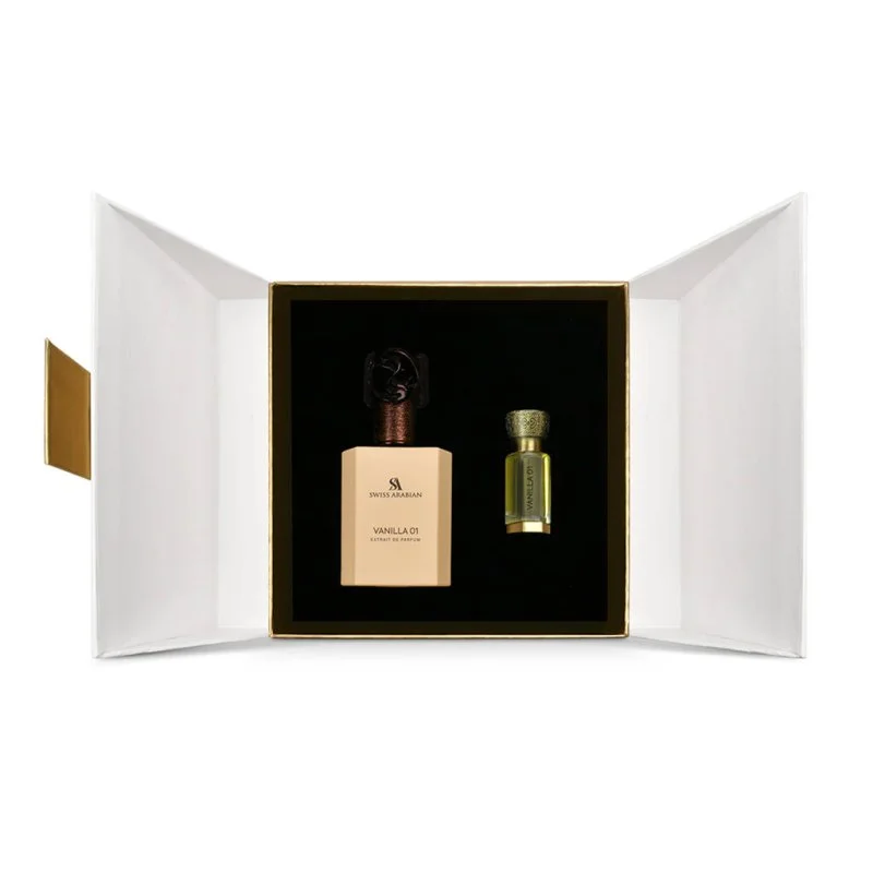 Vanilla 01 50 ml + Perfume Oil, Perfume Extract for Women 12 ml