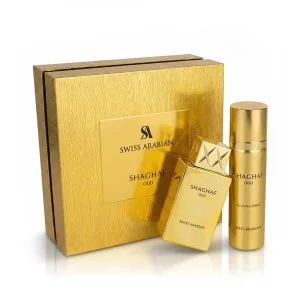 Swiss Arabian Shaghaf Oud Unisex Eau de Parfum 75 ml + Body Spray
