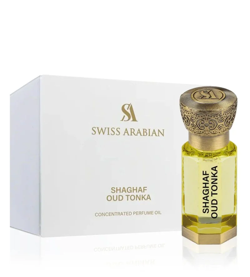 Shaghaf Oud Tonka concentrated perfume oil unisex 12 ml