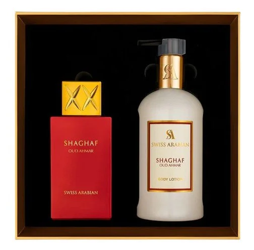 Shaghaf Oud Ahmar U 75 ml + body lotion parfémovaná voda 300 ml