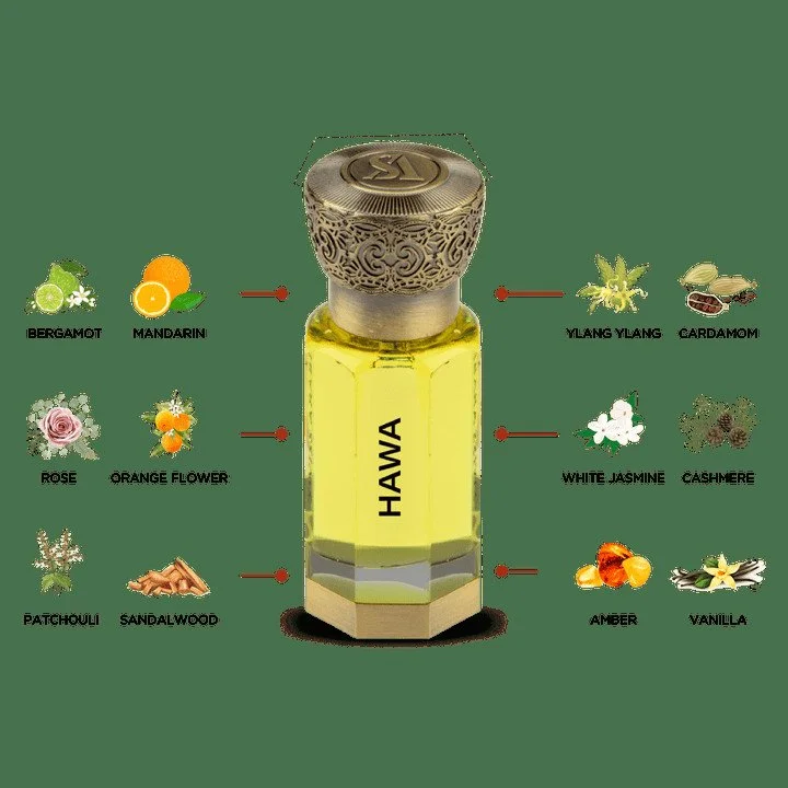 Hawa Concentrated Perfume Oil U 12 ml