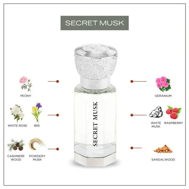 Secret Musk Concentrated Perfume Oil U 12 ml