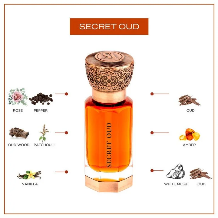 Secret Oud Concentrated Perfume Oil U 12 ml